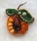 BP-233C Beadwork kit for creating brooch Crystal Art "Apricot"